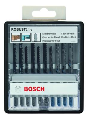 Bosch 2607010542 Wood and Metal Jigsaw Blade Set (10-Piece)