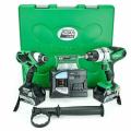 Hitachi KC18DKL/JB 18V Li-Ion Combi Drill and Impact Driver 220 VOLTS NOT FOR USA