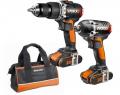 WORX WX918 18V 20V MAX Cordless Brushless Motor Impact Driver and Hammer Drill 220 VOLTS NOT FOR USA
