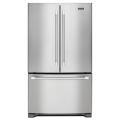 Whirlpool WGFB2558EA 220-240 Volt 50 Hz 26 Cu. Ft. Sparkle Stainless Steel French Three Door Refrigerator