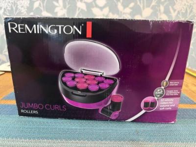 Remington H5670 Hot Jumbo Ceramic Ionic Technology Wax Core Rollers 220 VOLTS NOT FOR USA