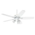 Hunter Fan 50560 Builder Plus Ceiling Fan with Light, White, 65 W,132 cm 220-240 VOLTS (NOT FOR USA)