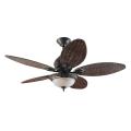 Hunter Fan 24457 Caribbean Breeze Ceiling Fan with Light, Weathered Bronze, 69 W, 137 cm 220-240 Volts NOT FOR USA