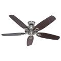 Hunter Fan 50566 132 cm Builder Elite Ceiling Fan - Brushed Nickel 220 Volts NOT FOR USA 220-240 Volts NOT FOR USA