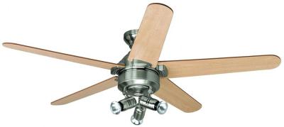 Hunter 24091  Lemoyne Fan in Brushed Nickel 220-240 Volts NOT FOR USA