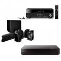 Polk Audio TL1600 Home Theater System Blu-ray & Receiver Combo Package 110-240 VOLTS