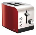 Morphy Richards 222053 Equip 2 Slice Toaster Two Slice Toaster - chrome/Red 220 VOLTS NOT FOR USA