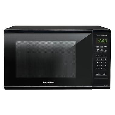 Panasonic NN-SB438S Compact Microwave Oven, 0.9 cft, Black