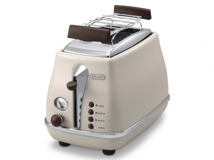 Toaster 2 Slice, Projection Stainless Steel Toasters with Bagel