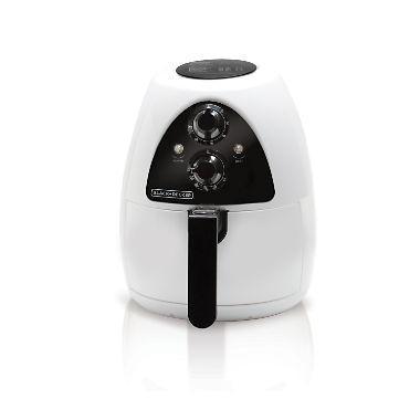 Black+decker Purifry 2-Liter Air Fryer White HF100WD