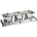 Tramontina 80154/533DS 7-Piece Triple-Hob Electric Buffet Warmer 110 VOLTS (ONLY FOR USA)