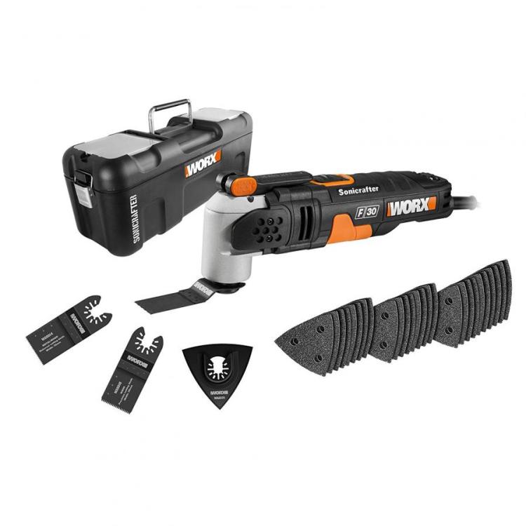 WORX WX680 F30 Sonicrafter Multi-Tool Tool with 29 220-240 Vo