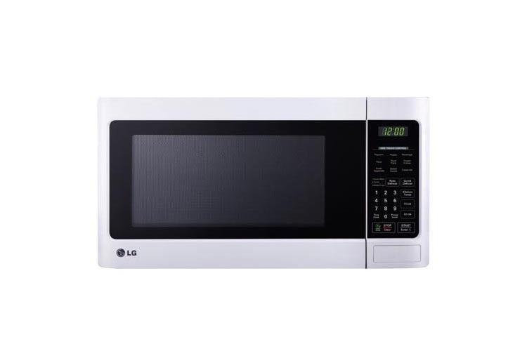 Lg Lcs1112sw 1 1 Cu Ft Smooth White Countertop Microwave