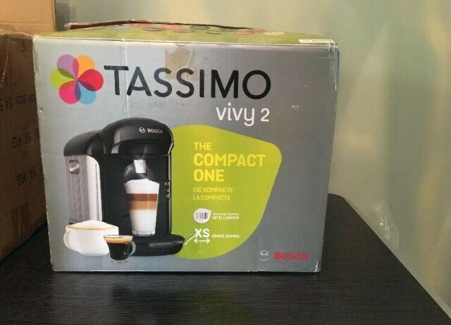 Bosch Tassimo Vivy 2 TAS1402GB Coffee Machine 1300 Watt 0.7 Litre Black 220 VOLTS NOT