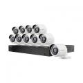WISENET C85104BF - ALL-IN-ONE 16 CHANNEL SUPER HD SECURITY SYSTEM WITH 2TB HARD DRIVE, 10 4MP BULLET CAMERAS