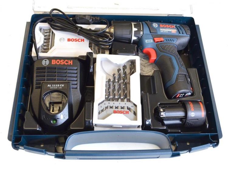 Bosch Professional 12V - atornillador GSR 12V-15 +sierra de calar