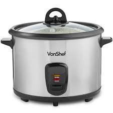 Vonshef 13342 Small Personal Rice Cooker Steamer 220 VOLTS NOT FOR USA