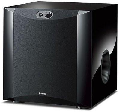 Yamaha NS-SW300 Front Firing Subwoofer with Patented Twisted Flare Port Port Tube piano-lacquer black 220-240 Volts NOT FOR USA
