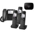 Panasonic KX-TGF324E Corded and Cordless Nuisance Call Block Combo Telephone Kit 220 VOLTS NOT FOR USA