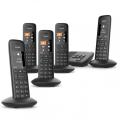 Gigaset C570A Cordless Phone Five Handset 220 VOLTS NOT FOR USA