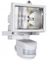 Byron ES120W 120W Halogen Floodlight with Motion Detector - White [Energy Class C] 220-240 Volts NOT FOR USA