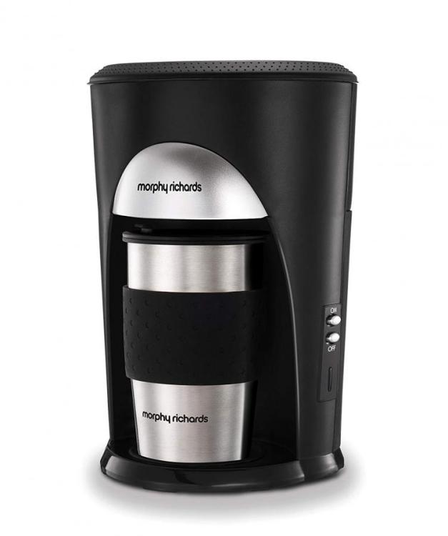 Small filter outlet coffee machine