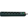 Brennenstuhl Eco-Line 1159700015 Surge Protection Socket Strip, 6-Way, 220 VOLTS NOT FOR USA