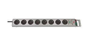 Brennenstuhl 1153340318 Super Solid Surge Protection Socket Strip/8x silver with Switch 220 VOLTS NOT FOR USA