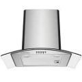 Ciarra CBCS6506B 60 cm Curved Glass Chimney Cooker Hood Stainless Steel 220 VOLTS NOT FOR USA