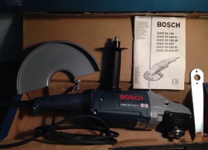 Bosch gws20-230 9 inch angle grinder for 220-240 VOLTS NOT FOR USA