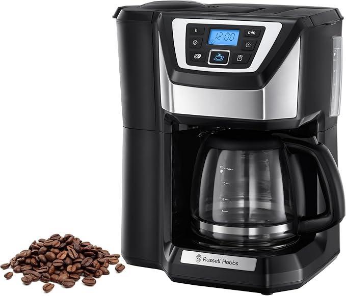 Russell Hobbs 22000 Chester Grind and Brew Coffee Machine – Black 220 volts  NOT FOR USA