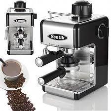 Red Sentik Professional Espresso Cappuccino Coffee Maker Machine Home Office 