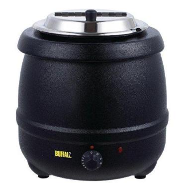 Buffalo L715 Soup Kettle 10LtrStainless Steel Electric Jug- Black 220 volts NOT FOR USA