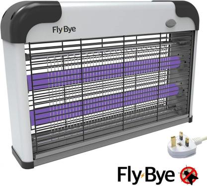 Fly-Bye - Insect Killer 20W UV Light 2800v Killing Mesh Grid, 220VOLT (NOT FOR USA)