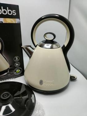 Russell Hobbs 21888 Legacy Quiet Boil Cream Electric Kettle 1.7 Liter 3000W, 220VOLT (NOT FOR USA)