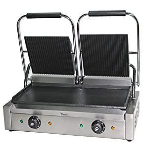 davlex Double Panini Maker Press, Contact Grill, Electric Twin Pann