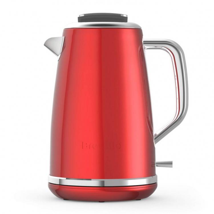 breville vkt064 lustra electric kettle, 1.7 litre, 3 kw fast boil, candy  red