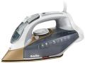 Breville VIN406 PressXpress Steam Iron, 2600 W, 170G Steam Shot, Multi-Directional Ceramic Soleplate, 400 ml Water Tank, White & Satin Gold 220-240 VOLTS (NOT FOR USA)