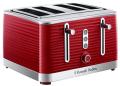 Russell Hobbs 24382 Inspire Red High Gloss Plastic Four Slice Toaster 220-240 VOLTS (NOT FOR USA)