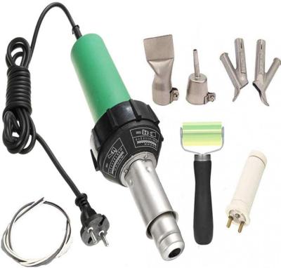 Beyondlife Plastic Hot Air Welding Gun PVC Vinyl Rod Welding Tool Hot Air Gun 1600W, green 220 Volts NOT FOR USA