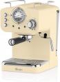 Swan SK22110CN Espresso Coffee Machine, 15 Bars, Milk Frothier, 1.2L Tank, Cream 220 volts NOT FOR USA