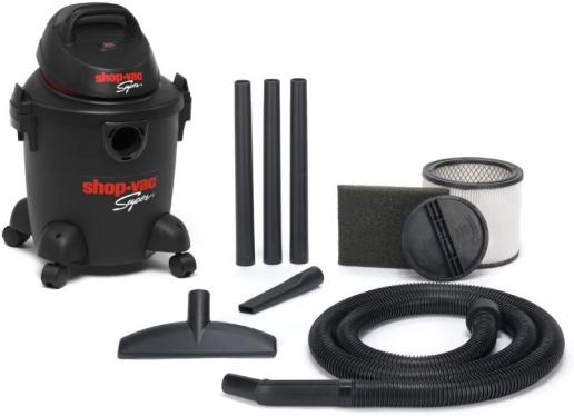 Shop Vac 5973124 Super Plastic Wet/Dry Vacuum Cleaner, 20 Litre, 1400 W, Black 220 volts NOT FOR USA