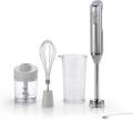 Cuisinart RHB100U Cordless Pro Hand Blender and Mini Chopper, Rechargeable, Silver 220 VOLTS NOT FOR USA