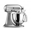 KitchenAid Artisan 5KSM175PSENK 5 Qt. Stand Mixer (Brushed Nickel) with TWO Bowls & Flex Edge Beater 220 VOLTS NOT FOR USA