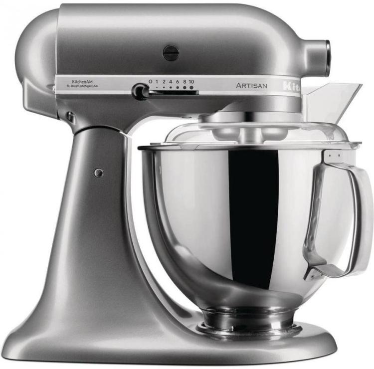 KitchenAid Contour Artisan Stand Mixer, 5 Quart, Silver