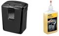 Fellowes Powershred M-8C 8 Sheet Cross Cut Personal Shredder with Safety Lock Includes 355 ml Shredder Oil