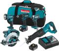 Makita XT505 18V LXT Lithium-Ion Cordless 5-Piece Combo Kit (3.0Ah) NOT FOR USA