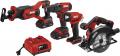 SKIL 20V 4-Tool Combo Kit: 20V Cordless Drill Driver, Reciprocating Saw, Circular Saw and Spotlight, Includes Two 2.0Ah Lithium Batteries and One Charger - CB739701 NOT FOR USA