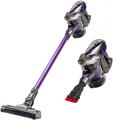 VYTRONIX Powerful 22.2v Lithium 3in1 Cordless Upright Handheld Stick Vacuum Cleaner, Lightweight, Compact. Rechargeable Li-Ion Battery, for Hard Floor, Carpet, Pet Hair, Car, Home. Purple…