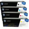 HP Genuine High Capacity Toner Cartridge Value Pack cyan, magenta and yellow (2,450 Pages) Black (3,150 Pages) suitable for 220 volts HP M255 , MFP M282 , MFP M283 Printers